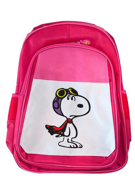 Kinder Schulranzen Snoopy Rosa 41x30x15cm
