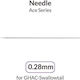 Gaahleri Replacement Needle 0.28mm Ghac-Swallowtail