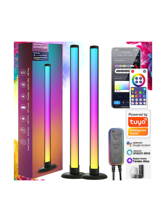 Qova Умен Декоративен Осветител LED RGB 2 бр
