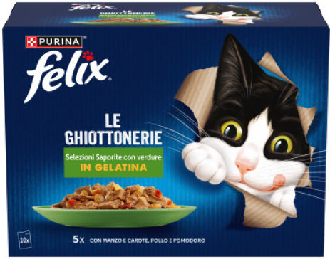 Felix Wet Food for Cats with Beef and Chicken 10x85gr