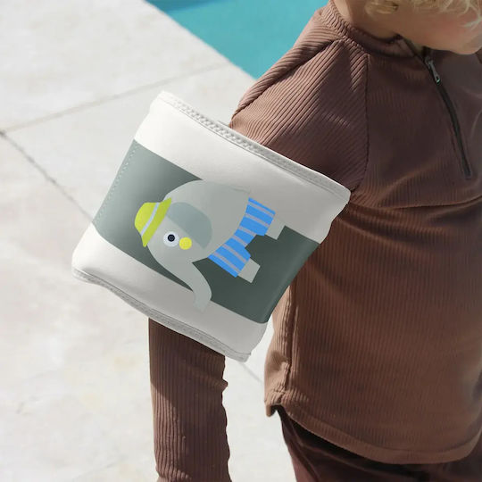 Kids Schwimmflügel Elefanten Eli Elephant Grün Streifen