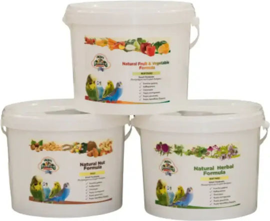 Evia Parrots Small Natural Herbal Formula Pellets for Budgerigars Maintenance 2kg