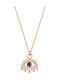 Jeweltude Колиета Очи от Златно Сребърен