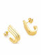 Charmy Earrings Made of Gold Plated Steel