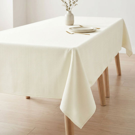 Filumi Set Tischtuch Fleckabweisend Beige 140x200cm