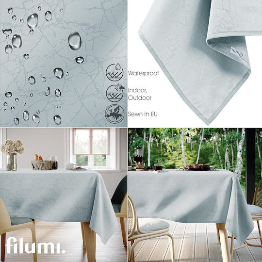 Filumi Tischdecke Fleckabweisend Grau 120x180cm