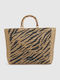Verde Verde Korbweide Strandtasche Grüne
