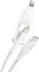 Scosche Cci4b4pwt-sp Multi-port Кабел Usb-c Usb-c/lightning 1 2м Бял