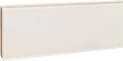 Mdf Floor Skirting Pvc Coating Doellken Cubu Flex 80 White