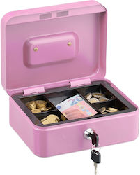 Cash Box Coins Banknotes Relaxdays 8.5 X 20 X 17 Cm Pink Cash Box Coins Banknotes Relaxdays 8.5 X 20 X 17 Cm Pink