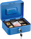 Cash Box Coins Banknotes Relaxdays 8.5 X 20 X 17 Cm Blue
