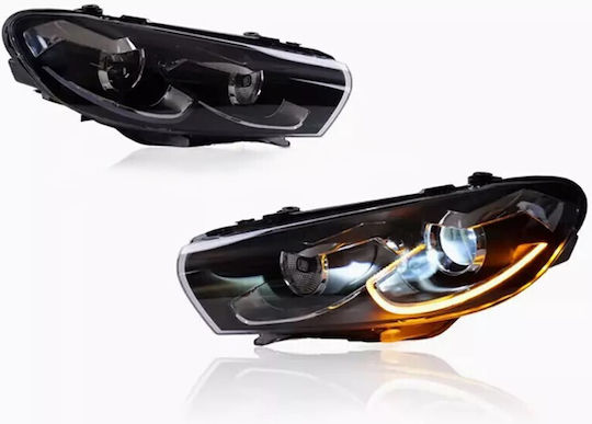 Volkswagen Scirocco Front Lights Dynamic Led Bi-xenon 2009-2007