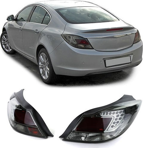 Lumini LED Faruri Spate Markate Fumuriu Opel Insignia 2008+