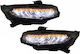 Φαναρια Full Led Honda Civic Mk10 Fcfk 2016+ Δυναμικη Ενδειξη Φλας Ledevo 2τμχ