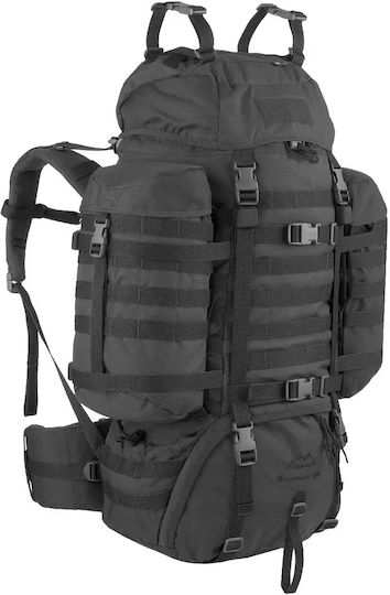 Wisport Militärrucksack aus Cordura Schwarzes 65lt