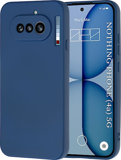 Techsuit Softflex Rückseitenhülle Marineblau (Nichts Phone (4a))