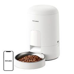Petlibro Automatisches Rostfreies Stahl Futterautomat für Hund & Katze 2lt 26,5cm in Weißer Farbe Petlibro Automatisches Rostfreies Stahl Futterautomat für Hund & Katze 2lt 26,5cm in Weißer Farbe