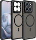 Techsuit HaloFrost II MagSafe Back Cover Plastic Black for Motorola Edge 70 Fusion 5G