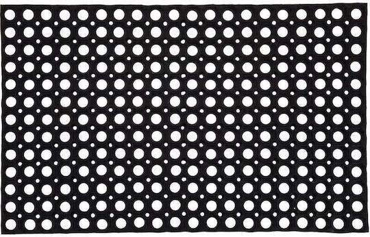 Excellent Houseware Covoare De Intrare Din Cauciuc Negru 50x80cm Negre
