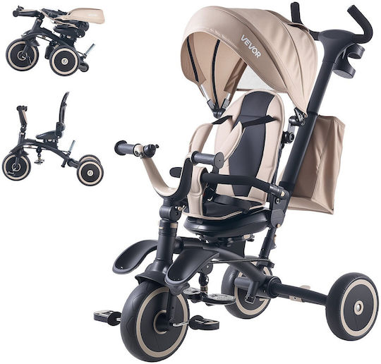 Vevor Toddler Convertible with Parental Handle 7 in 1 for 18 Months Gray