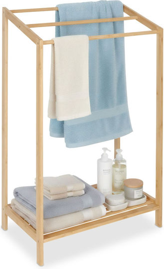 Relaxdays Suport Prosoape 86x52,5cm Maro Relaxdays Suport Prosoape 86x52,5cm Maro