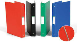 Aurora 4-ring Binder Notebook D25mm Pvc Laminated Cardboard Covers A4 Aurora Black