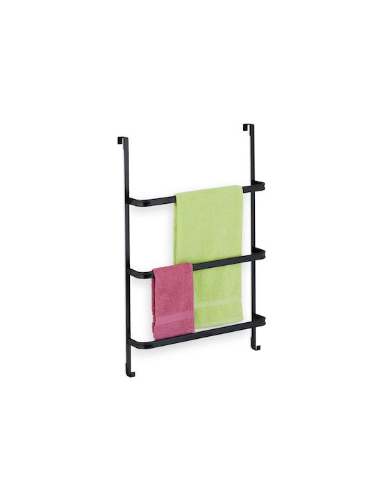 Relaxdays Suport Prosoape de Perete 85x54,5 cm Inox Gri