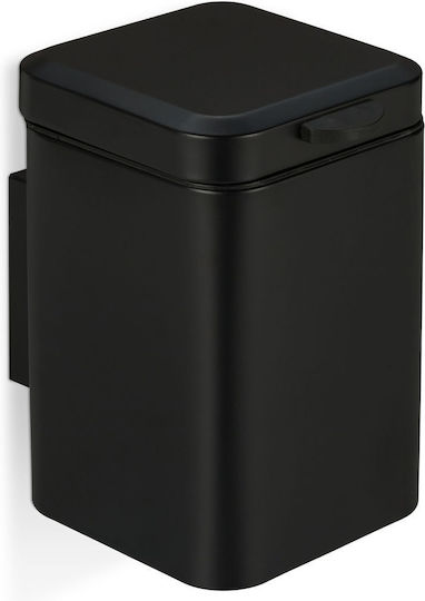 Relaxdays Coș de Baie Inox 3L Negru