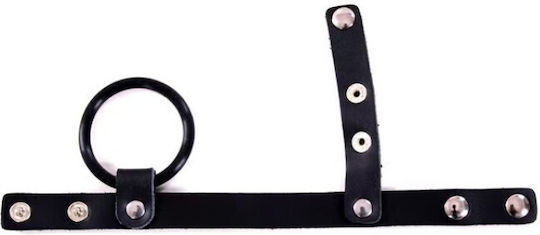 Ophelia's Dream Toys Adjustable Cock & Ball Strap Ring – Black 10jjh-006