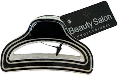 Beauty Salon Hair Claw Clip Transparent Black Or White