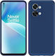 Back Cover Din Silicon Albastru Marin OnePlus Nord 2T
