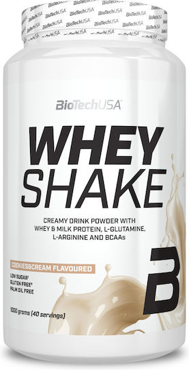 Biotech USA Whey Shake Whey Protein with Cookies & Cream Flavor 1kg