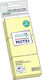 Hopax Bilețele Autocolante 38 X 51 Mm Set 3 X 100 Foi Stick'n Galben Pastel