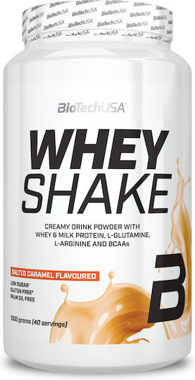 Biotech USA Whey Shake Whey Protein with Salted Caramel Flavor 1kg