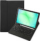 Flip Cover mit Tastatur Schwarz (Samsung Galaxy Tab A11 Plus)