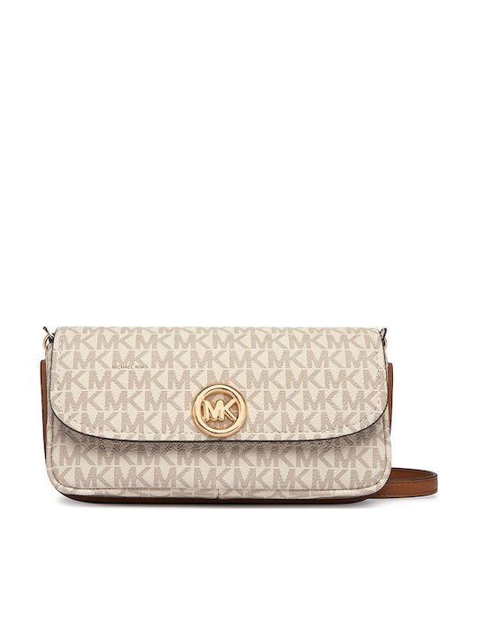 Michael Kors Nolita Γυναικεία Τσάντα Ώμου Λευκή