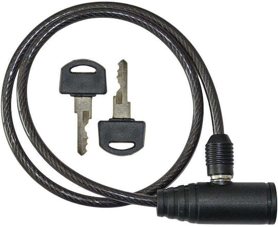Bike Lock Key 0.6x65cm Black Xqmax Black