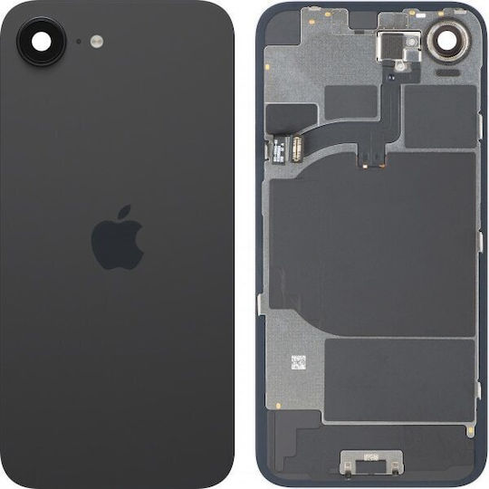 Κάλυμμα Μπαταρίας Πίσω Γυαλί Apple Iphone 16e Μαύρο Pulled Βαθμού Α