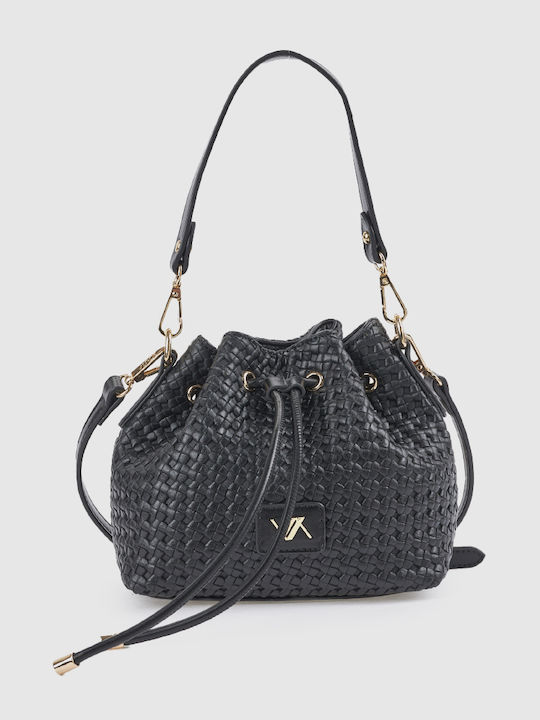 Verde Women's Shoulder Bag Black