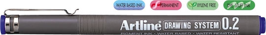 Artline Marker Albastru 0.2mm