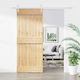 Sliding Door Natural White 85 x 210 cm 3445178 ...