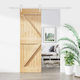 Sliding Door Natural White 70 x 210 cm 3445170 ...