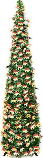 Foldable Artificial Green Christmas Tree 150 Cm Eye-catching Holiday Decoration Foldable Artificial Green Christmas Tree 150 Cm Eye-catching Holiday Decoration