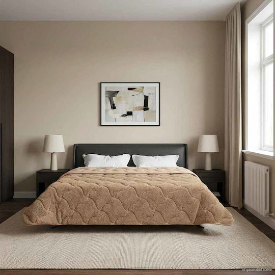 vidaXL Husă Pentru Pilotă Dublă 200x220 Taupe