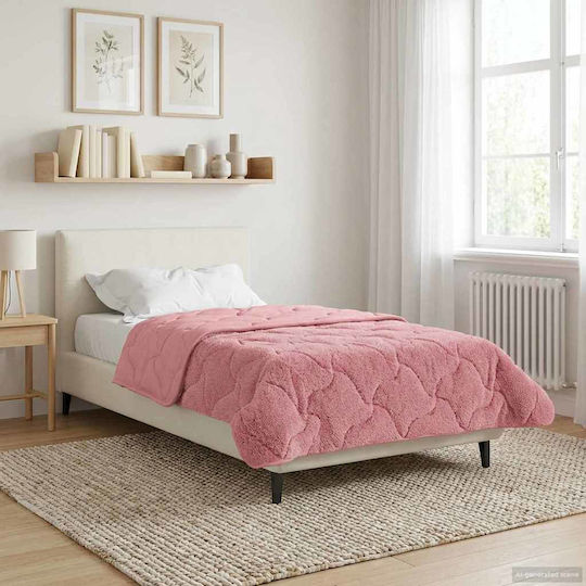 vidaXL Einzelbettbezug 135x200 Rosa
