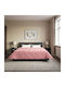 vidaXL Doppelbettbezug 200x240 Rosa