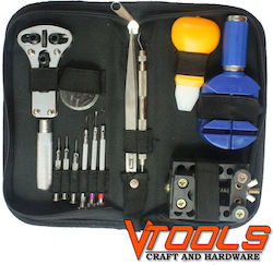 Vtools VT-W13 Casetă cu 13 Unelte pentru Reparații Ceasuri Vtools VT-W13 Casetă cu 13 Unelte pentru Reparații Ceasuri