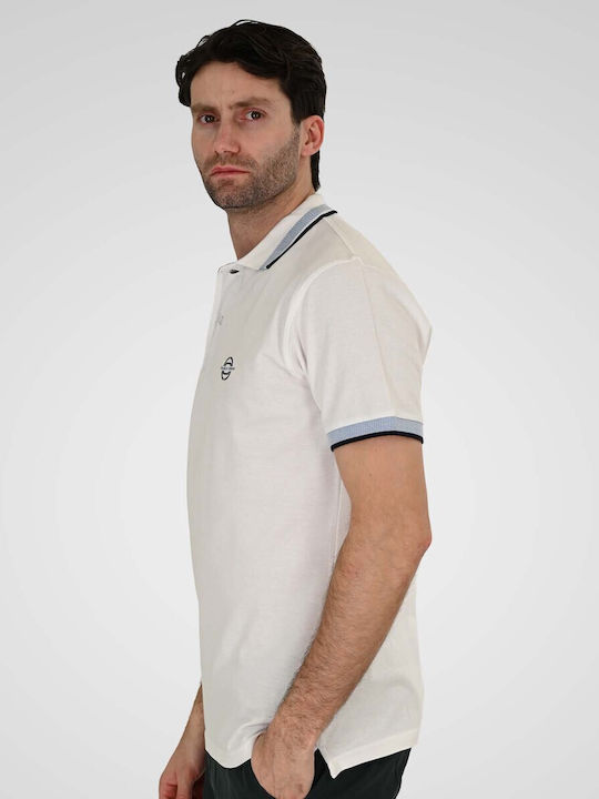 Double Polo Blouse White
