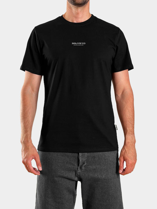 3Guys T-shirt Μαύρο