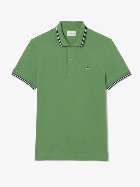 Lacoste Polo Μπλούζα Κοντομάνικη Green